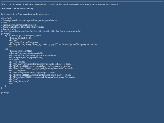 proxy-debain screenshot