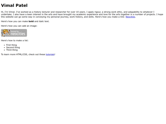 index screenshot