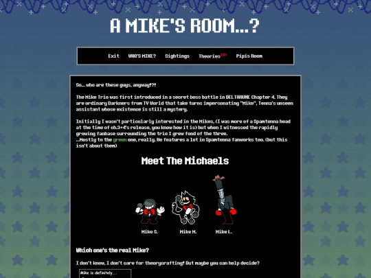 shrines/mike/mike_index screenshot
