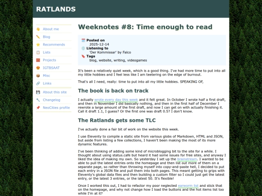 blog/2025/12/14/weeknotes-8 screenshot