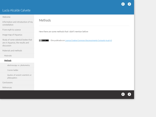 methods screenshot