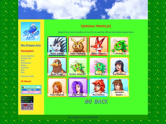 Gallery/profiles screenshot