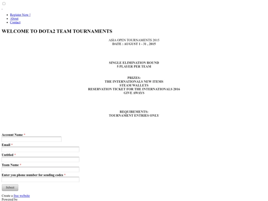 RegisterNow screenshot