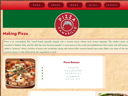 projects/proj1_pizza/menu screenshot