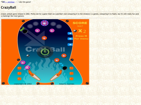 crazyball screenshot