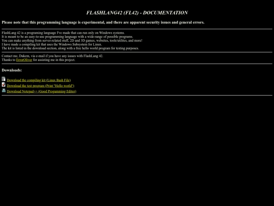 flashlang42 screenshot