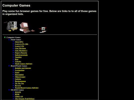 games screenshot