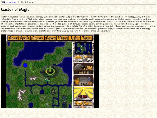 masterofmagic screenshot