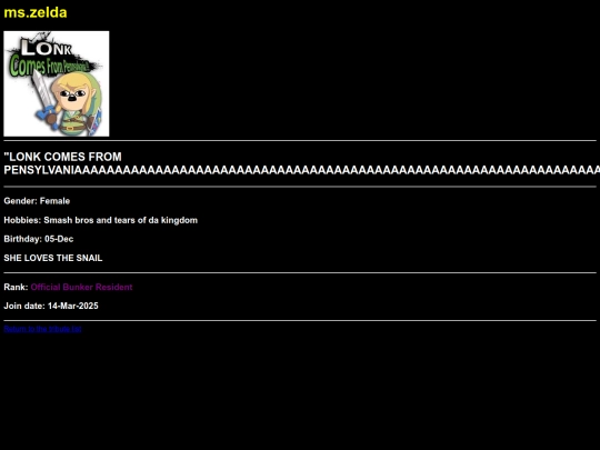 tributes/ms.zelda screenshot
