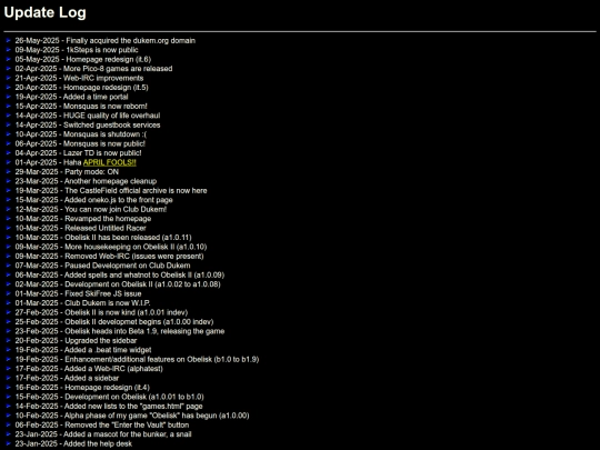 updatelist screenshot