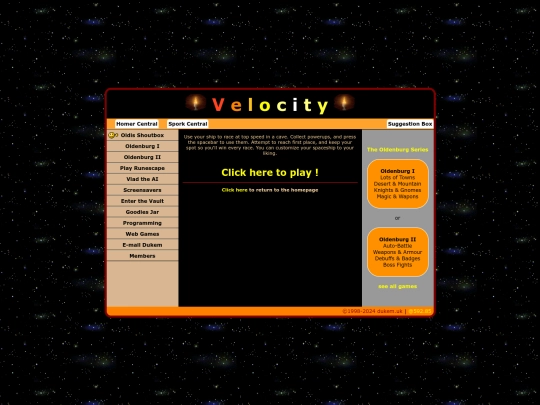 velocity screenshot