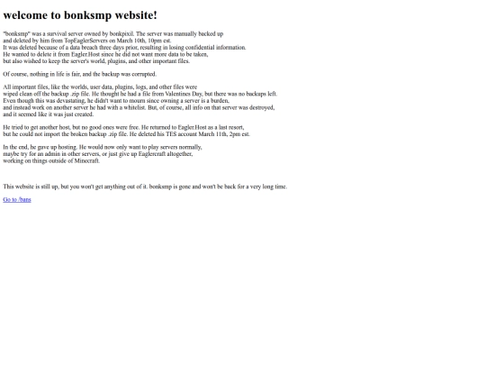 bans screenshot