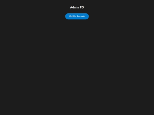 admin screenshot