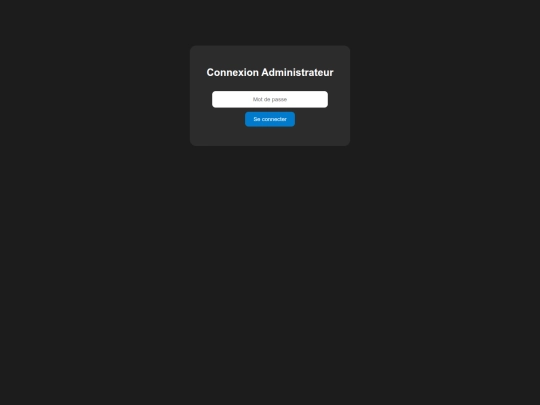 login screenshot