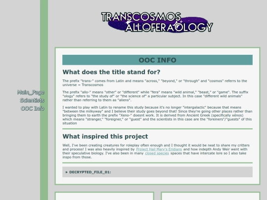 oocinfo screenshot