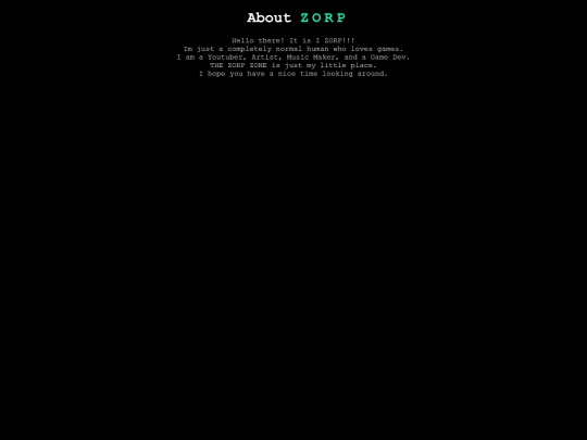 about-zorp screenshot