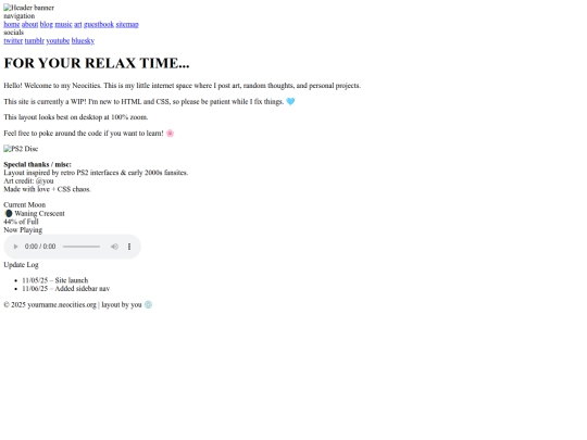 index screenshot