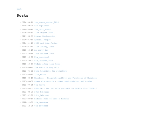 posts screenshot