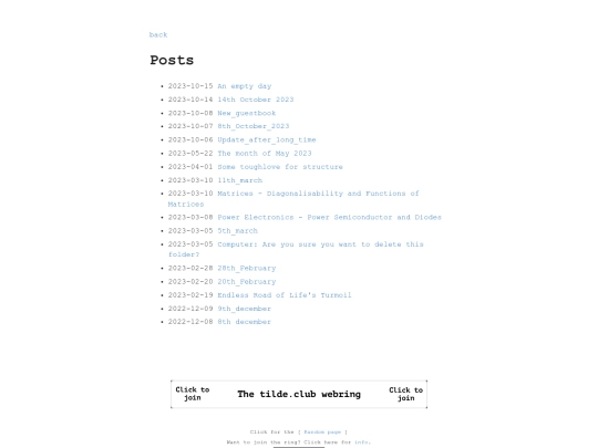 posts/page/1 screenshot