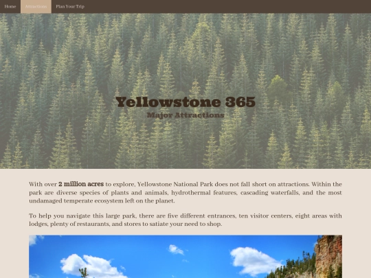 attractions screenshot