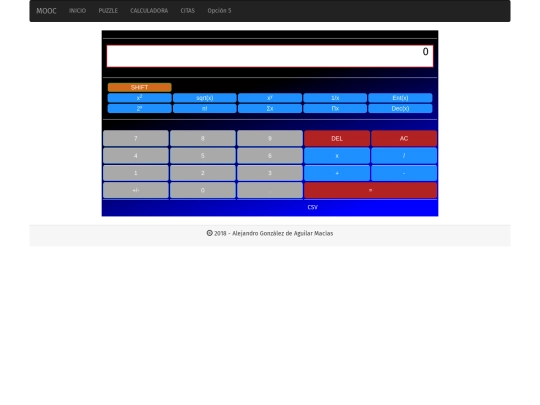 bootstrap/calculadora screenshot