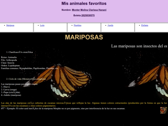 menu screenshot