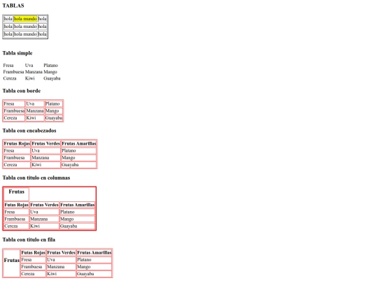 tablas screenshot
