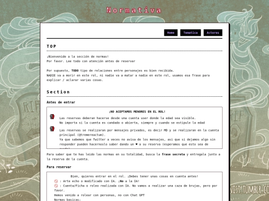normativa/rules screenshot