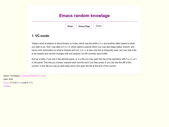 EMACS/wisdom screenshot