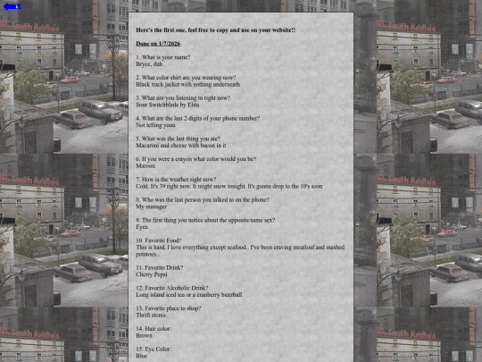 myspacequiz screenshot