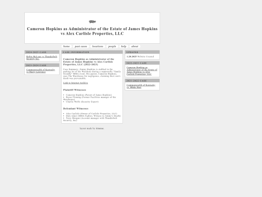 hopkinsvwarehouse screenshot