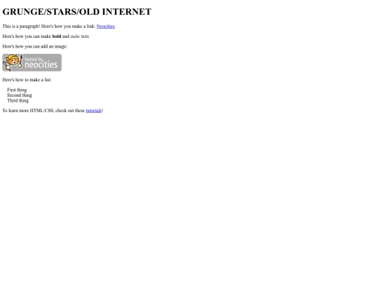 links screenshot