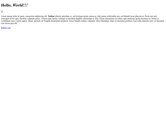 myFirstHTML screenshot