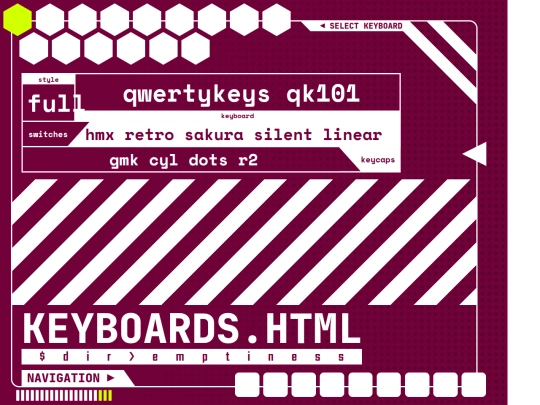 keyboards screenshot