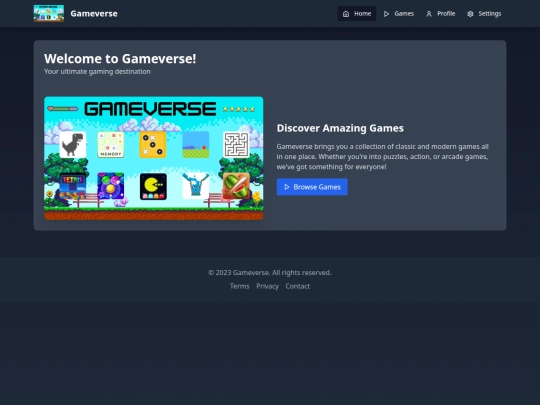 Welcome screenshot