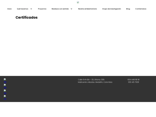 certificados screenshot
