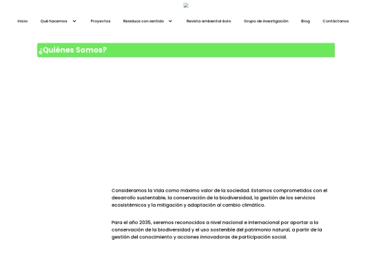 conocenos screenshot