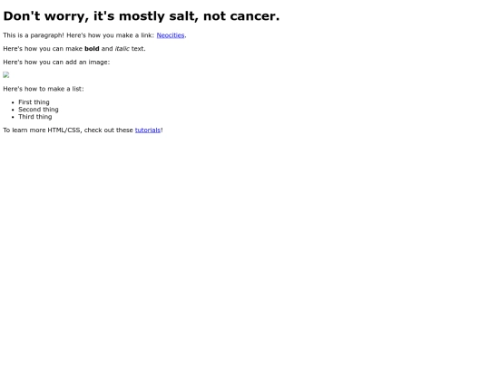 index screenshot