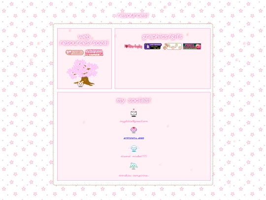 links screenshot