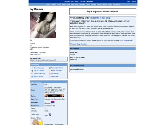myspace2 screenshot