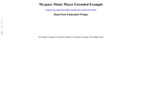myspacemusic screenshot