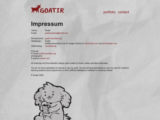 impressum screenshot