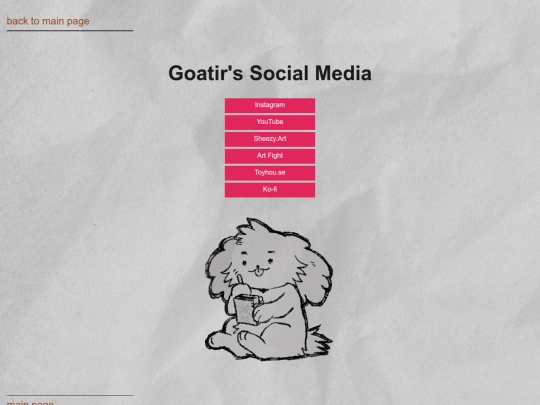 socials screenshot