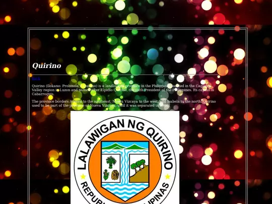Quirino screenshot