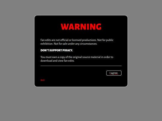 warning screenshot