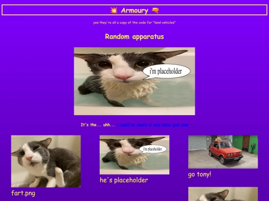 armoury screenshot