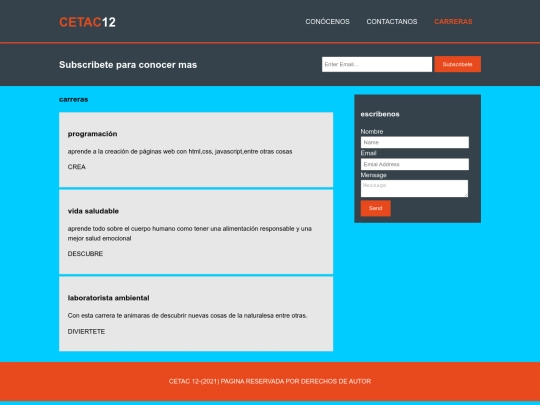 services screenshot
