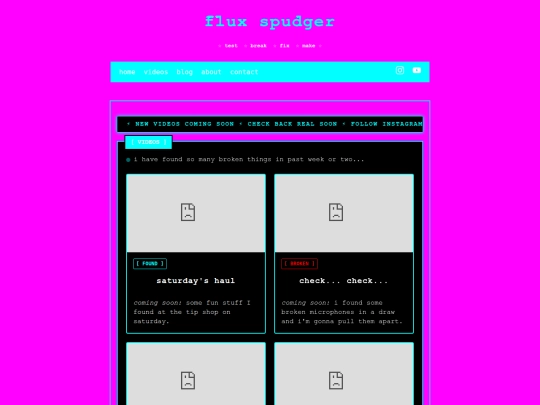 videos screenshot