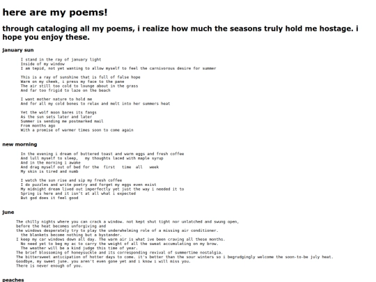 poems screenshot