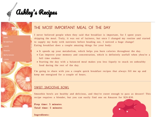 breakfast screenshot